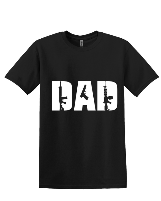 Dad with AK and AR and pistol T Shirt
