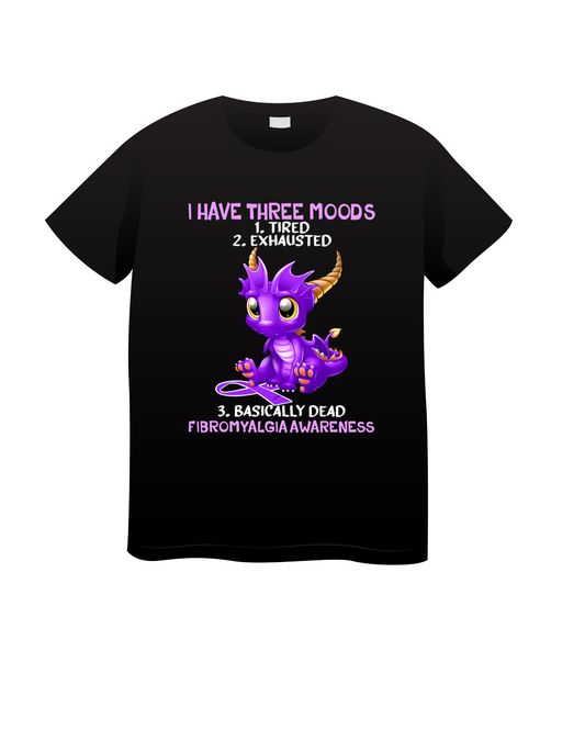 Fibromyalgia Dragon "I have 3 moods"