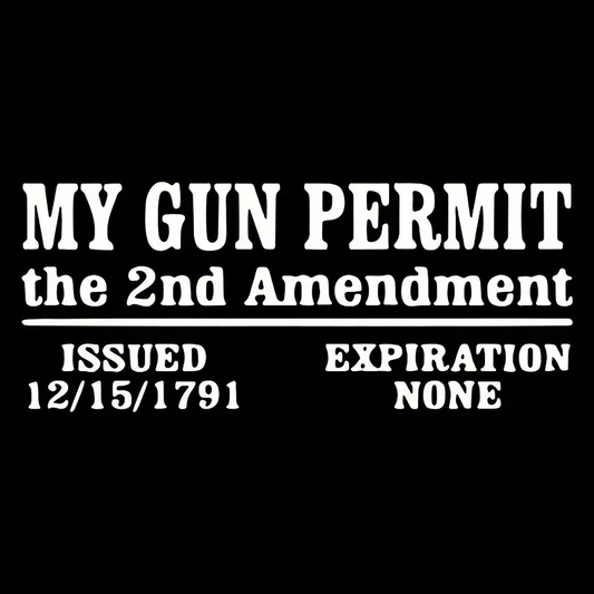 My Gun Permit Is the 2nd Amendment