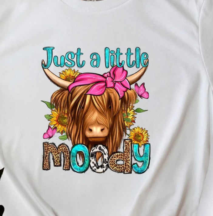 Just a Little Moody Highland Cow