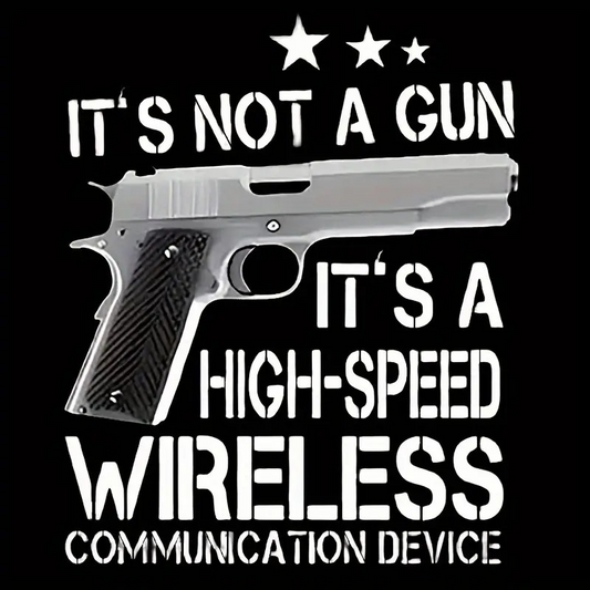 It's Not A Gun.  It's A High-Speed Wireless Communication Device